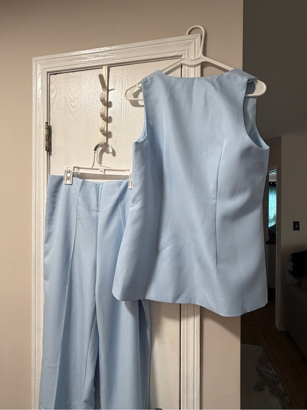 Commense Light Blue Sleeveless Vest & Matching Trousers - Picture 5 of 5